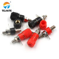 Borne de liaison M4 JS-910B 32,6 mm Rouge Noir Jaune Bleu Vert Connecteur de test pour haut-parleur