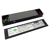 Conducteur LED à tension constante dimmable ETL Listed Triac 0-10V PWM 5 en 1 12V 24V 36V 48V 200W avec boîte de jonction pour bande LED