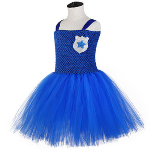 Vestidos <span class=keywords><strong>para</strong></span> niñas, trajes de oficial de policía azul oscuro, uniforme de tul, tutús, <span class=keywords><strong>Carnaval</strong></span>, puesta en escena, <span class=keywords><strong>disfraces</strong></span> de fiesta - Product Image 3
