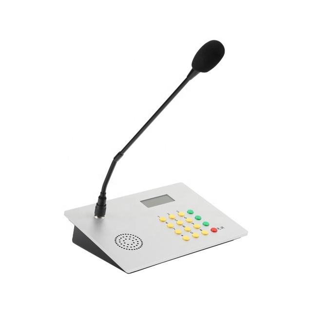 Desktop Intercom Rugged IP Phone with LCD Screen for SIP Dispatching System Network Compatible Desk Telephone System