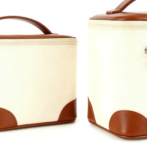 Bolsa de <span class=keywords><strong>Maquillaje</strong></span> Azul, Organizador de <span class=keywords><strong>Maquillaje</strong></span> de Viaje, <span class=keywords><strong>Estuche</strong></span> <span class=keywords><strong>para</strong></span> Brochas de Cosméticos <span class=keywords><strong>para</strong></span> Mujer en Cuero Vegano Ecológico - Product Image 4