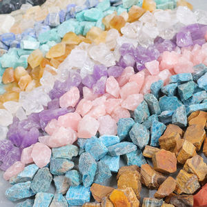 Piedra de Cristal Natural en Bruto al por Mayor, Grava Irregular Triturada, Gema Curativa para Aromaterapia, Bricolaje, Feng Shui y Decoración del Hogar - Product Image 3