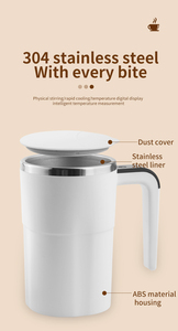 Wholesale Automatic Mixing Cup Coffee Blender USB Rechargeable Coffee Mixer Portable Mug Coffee Cup for Kitchen - Product Image 2