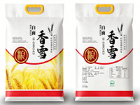 Sac d'emballage pour farine 5kg 10kg imprimé non tissé Spunbond durable certifié ISO, qualité alimentaire, laminé, pour blé, maïs, manioc, OEM