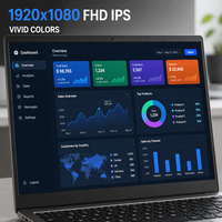 Nouvel ordinateur portable pour étudiants de 14 pouces, Intel Celeron J3355 Dual Core 1,60 GHz, 8 Go de RAM, SSD, Windows 11, ordinateur portable professionnel