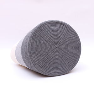 Hermoso hecho a mano de la <span class=keywords><strong>Ronda</strong></span> de cuerda de algodón cesta de almacenamiento para el almacenamiento <span class=keywords><strong>en</strong></span> el hogar - Product Image 5