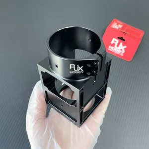 RJXHOBBY Abrazaderas de Tubo de Aleación de Aluminio Negras de 25mm-60mm, Conectores para Brazos de Drones Multirrotor, Modelo RJX3199 - Product Image 5