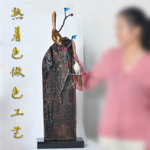 Chinese Style Brass Magpie Figurine Handmade Tree Branch Bird Craft For Office Decor Gift - Product Image 4