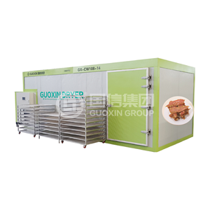 เครื่องอบแห้งแบบปั๊มความร้อน GUOXIN รุ่น GX-CW108-14 วัสดุ SUS304 สำหรับอุตสาหกรรมอาหาร กำลังไฟ 5000 วัตต์ 380 โวลต์ ควบคุมด้วย PLC ประหยัดพลังงาน - Product Image 1