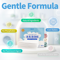 Échantillon Gratuit – Feuilles de Lessive Hypoallergéniques Jetables Personnalisées à Faible Formation de Mousse, Écologiques, Nettoyage en Profondeur – Très Efficaces
