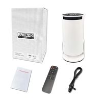 HY300 Nouveau projecteur mini portable WiFi6 Android 11 5G avec mise au point électrique, cadeau de Noël
