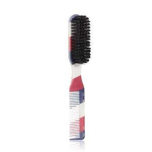 Beschichtung Benutzer definiertes Logo <span class=keywords><strong>Barber</strong></span> Pole Pattern Doppelseitiger Hals reiniger Duster <span class=keywords><strong>Barber</strong></span> Fade <span class=keywords><strong>Brush</strong></span> Fade Bart bürsten - Product Image 5