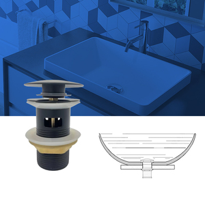 El desagüe del fregadero de acero inoxidable para baño con <span class=keywords><strong>válvula</strong></span> antiolor incorporada mantiene su espacio fresco - Product Image 3