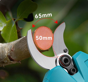 Sécateur sans fil portatif 50 mm à 2 vitesses, sans balais, avec poignée en plastique, écran numérique et alimentation par batterie pour bricolage - Product Image 6
