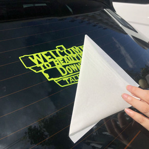 Adesivo in Vinile Personalizzato con Logo Ritagliato Protezione UV per Negozi, Vetri, Paraurti, Wrapping <span class=keywords><strong>Auto</strong></span> e Finestre - Product Image 1