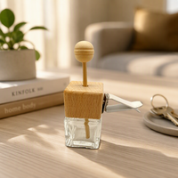 Diffuseur de parfum professionnel pour voiture, bouteilles en verre d'aromathérapie avec support de distributeur, vente en gros directe d'usine