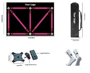 Juego de Tapetes de Entrenamiento de Fútbol para Práctica de Agilidad en Interiores, con Logotipo Personalizable, Antideslizante, para Niños - Product Image 2