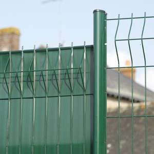 <span class=keywords><strong>Kit</strong></span> de lamelles rigides occultantes vertes en PVC pour clôture de jardin, écran de confidentialité en PVC - Product Image 6