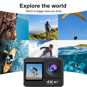 Waterproof 170&deg;<strong>Wide</strong> Angle Len Dual Screen Display <strong>Video</strong> <strong>Camera</strong> 4K 24MP WiFi Action <strong>Camera</strong> for Sports Cycling Diving - Product Image 4