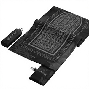 Tapis de prière portable personnalisé, imperméable, léger, imprimé, Sajadah islamique pliable, tapis de prière musulman de voyage avec pochette - Product Image 2