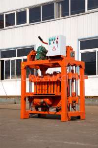 <strong>QMJ4</strong>-40 Hollow Sand <strong>Block</strong> <strong>Concrete</strong> Cement Paver Brick Making Machine - Product Image 4
