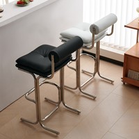 Accueil Chaises hautes Tabourets de bar créatifs design Mobilier insulaire haut de gamme Tabourets de bar en métal avec fonction réglable