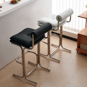 Accueil Chaises hautes Tabourets de bar créatifs design Mobilier insulaire <span class=keywords><strong>haut</strong></span> de gamme Tabourets de bar en métal avec fonction réglable - Product Image 2
