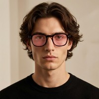 Lunettes filtrantes FL-41 intérieur/extérieur teintées rose pour soulager la photophobie et la fatigue oculaire