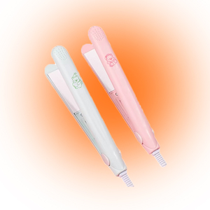 เครื่องหนีบผมและม้วนผมขนาดเล็กแบบการ์ตูน ขนฟูนุ่ม พร้อมด้ามจับ ABS ใช้ไฟแบบมีสาย (AC) เครื่องมือจัดแต่งทรงผมวิเศษ - Product Image 1