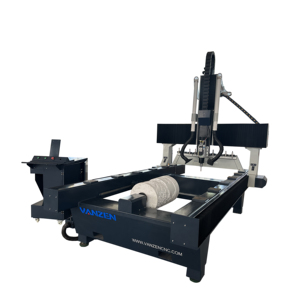 Hiệu quả cao quay 4 trục 3D chế biến gỗ CNC <span class=keywords><strong>Router</strong></span> máy - Product Image 2