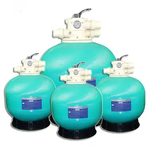 Commercial Or Home Swimming Pool Rapid Water Filtration Treatment Quartz Media Fiberglass Sand Filter Pump System