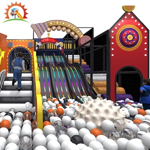 Nouveau design de terrains de jeux intérieurs et commerciaux pour enfants, parc d'attractions, toboggan en plastique pour centre commercial, parc scolaire en PVC PE - Product Image 1