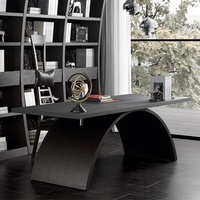 Ensemble de table Moon en bois classique italien