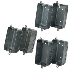 Caja de Conexiones Eléctrica Estándar de Acero Galvanizado Anticorrosión de Alto Rendimiento, de 1 mm de Espesor, con Aberturas de 1/2 Pulgada, de Una Sola Unidad - Product Image 5