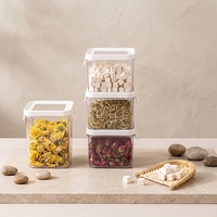 Meilleur récipient de stockage alimentaire en plastique hermétique à long terme, moderne, multi-usages, pour aliments secs, pot de rangement pour cuisine