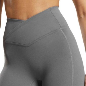 Leggings de sport super populaires à taille haute et à coupe en V, leggings de yoga sans couture pour femmes, pantalons de sport en nylon et élasthanne, leggings de sport pour soulever les fesses - Product Image 5