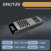 Zhongshan Fabrik 60W 100W 150W 200W 300W 400W LED-Streifenlicht Schaltnetzteil LED-Treiber Stromversorgung
