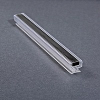 2025 Nieuwe Hot Sale Schuifdeur Glazen Douchehoes PVC Doorvoerstrip Magnetische Afdichtingsstrips voor Aluminium Frame