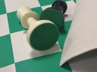 Échecs internationaux de voyage et de société en vinyle, sac portable, en toile