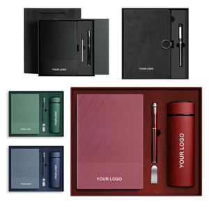 Set Regalo Aziendale di Lusso Personalizzato 2026 per Uomini e Donne, <span class=keywords><strong>Regali</strong></span> Promozionali con Taccuino Speciale e Bottiglia - Product Image 1