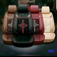 Coussin de siège de voiture Changan 7 pièces en cuir pleine fleur respirant, nouvelle collection quatre saisons, avec garantie d'un an