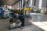 Machine de formage de profilés légers automatique contrôlée par PLC, modèle C 50-100, pour la construction, prix abordable