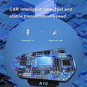 Nouveau Casque Bluetooth A10 à Double Connexion avec Batterie 800 mAh et Réponse Automatique BT5.1, Modèle à Clip – Fabricant - Product Image 5