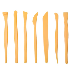 Ensemble de 40 outils multifonctionnels pour la sculpture en argile de poterie, manche en bois, outils de modélisation pour la sculpture en céramique. - Product Image 4