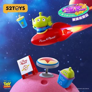 ตุ๊กตา <span class=keywords><strong>52toys</strong></span> Alien's Pizza Planet Series แบบกล่องสุ่ม การ์ตูนอนิเมะ ตุ๊กตาเอเลี่ยนตั้งโต๊ะ ของตกแต่ง - Product Image 2