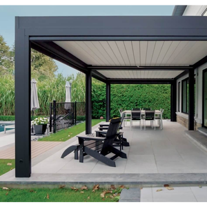 <span class=keywords><strong>Prix</strong></span> <span class=keywords><strong>d</strong></span>'usine - Toit à persiennes motorisé <span class=keywords><strong>en</strong></span> <span class=keywords><strong>aluminium</strong></span> - Luxe moderne - Jardin - Contrôle à distance automatique - Imperméable - Résistant aux UV - <span class=keywords><strong>Carport</strong></span> - Product Image 6