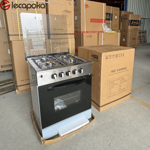 Cuisinière à <span class=keywords><strong>gaz</strong></span> encastrable en acier inoxydable de <span class=keywords><strong>60</strong></span> <span class=keywords><strong>cm</strong></span> avec <span class=keywords><strong>4</strong></span> brûleurs, four et grill, allumage automatique, pour la maison - Product Image 1