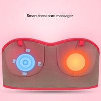 Soutien-gorge Masseur Mammaire Rechargeable 5 Vitesses, Vibrateur d'Agrandissement, Produits de Massage Intelligent pour le Soin des Seins, Masseurs Mammaires pour Femmes