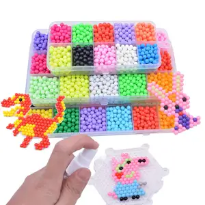 2023 baby toys DIY Handmade Toys for Boys & Girls Magic Sticky Beads Water Sticky Beads Puzzle Bean Water Dissolved Bean Puzzle