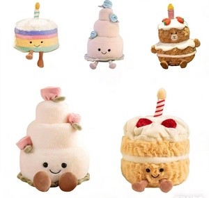JelIycats Fun Bread Story Peluche Gâteau <span class=keywords><strong>d</strong></span>'Anniversaire Super Douce Rembourrage Coton PP 31-50cm Unisexe Cadeau <span class=keywords><strong>d</strong></span>'Anniversaire - Product Image 3